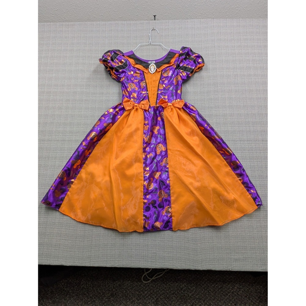 Disney Dress Girls 9/10 Purple Minnie Mouse Halloween Ball Gown Party Costume